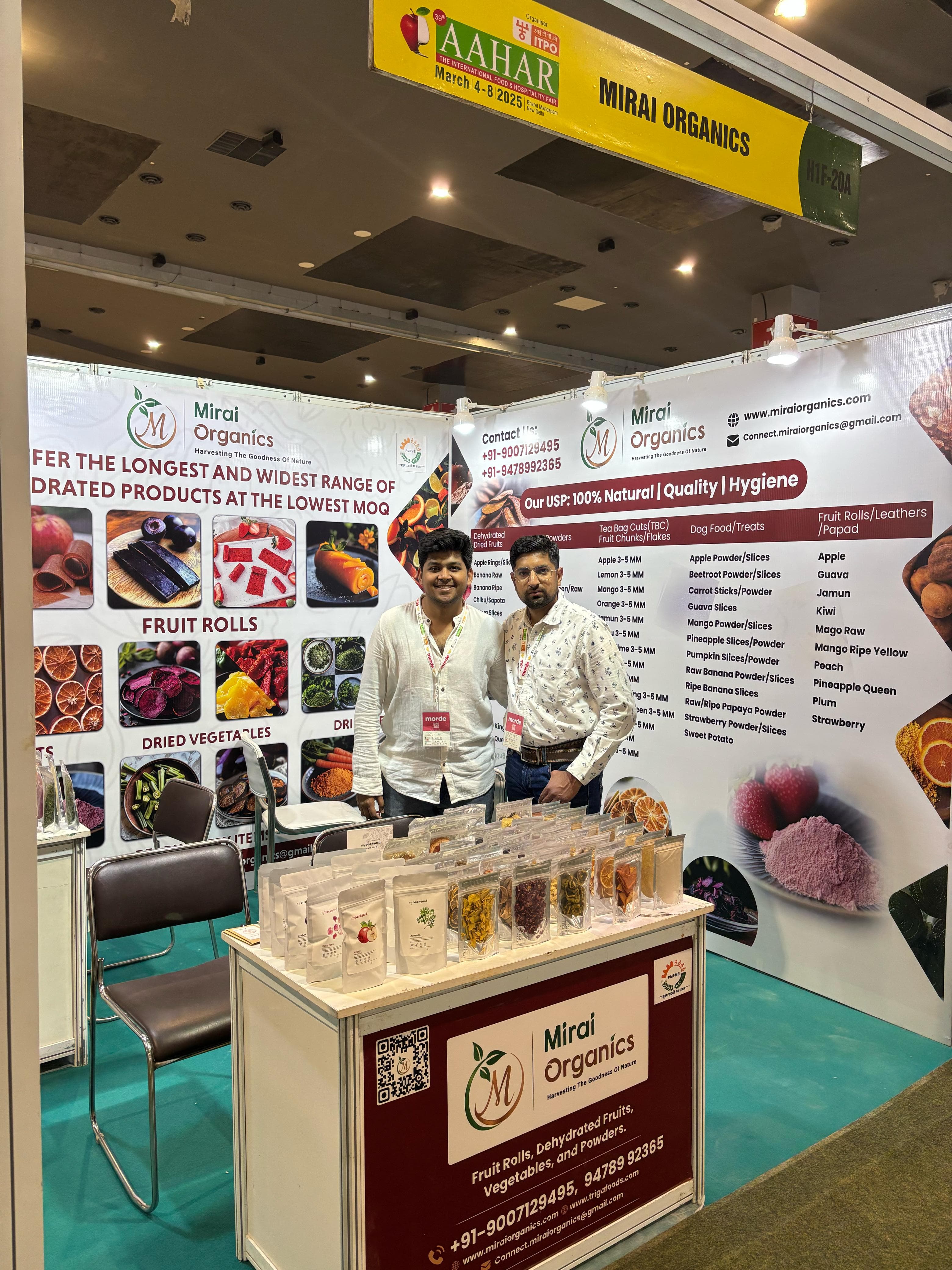Mirai Organics at AAHAR 2025