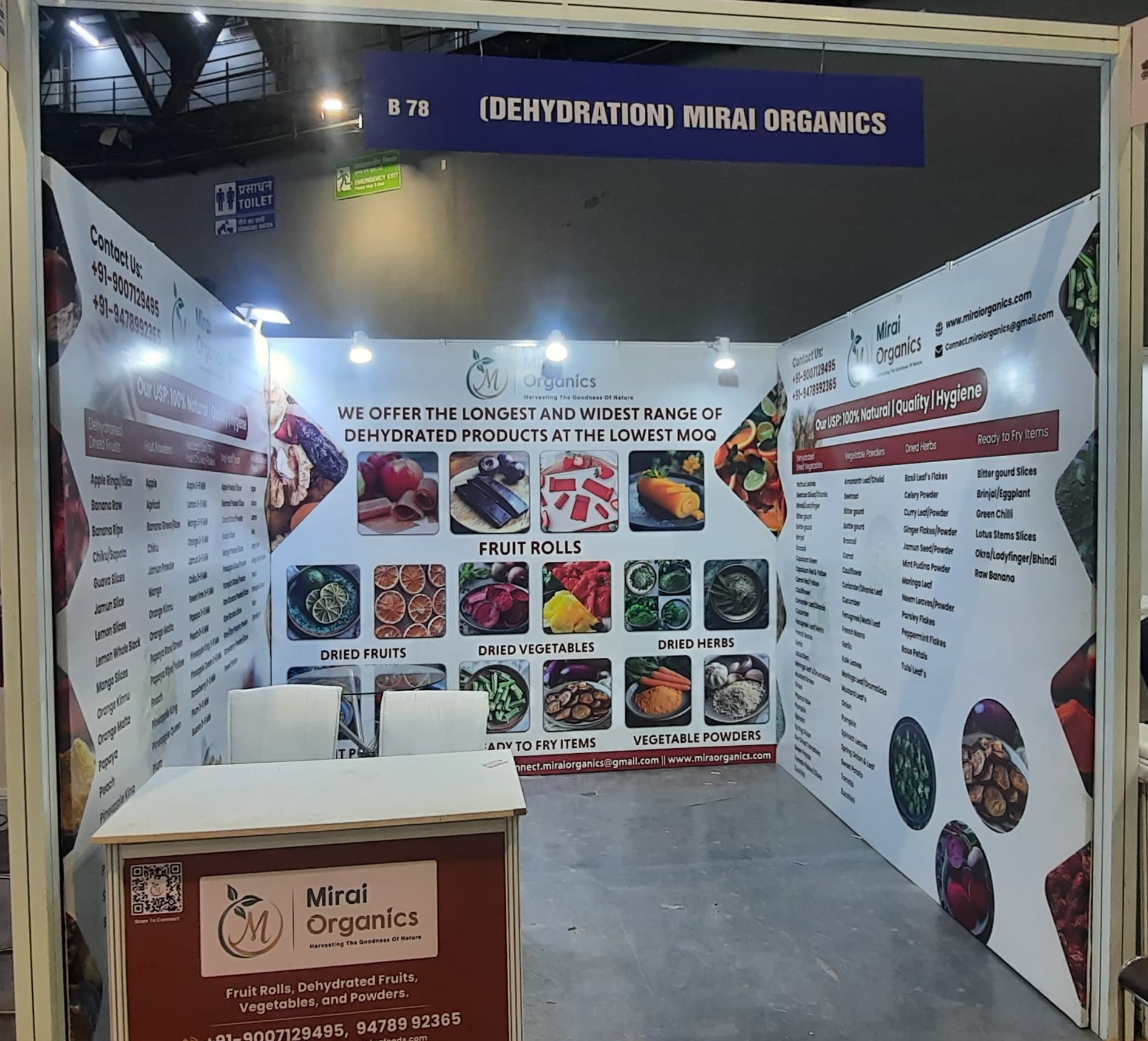 Mirai Organics at World Food India 2024