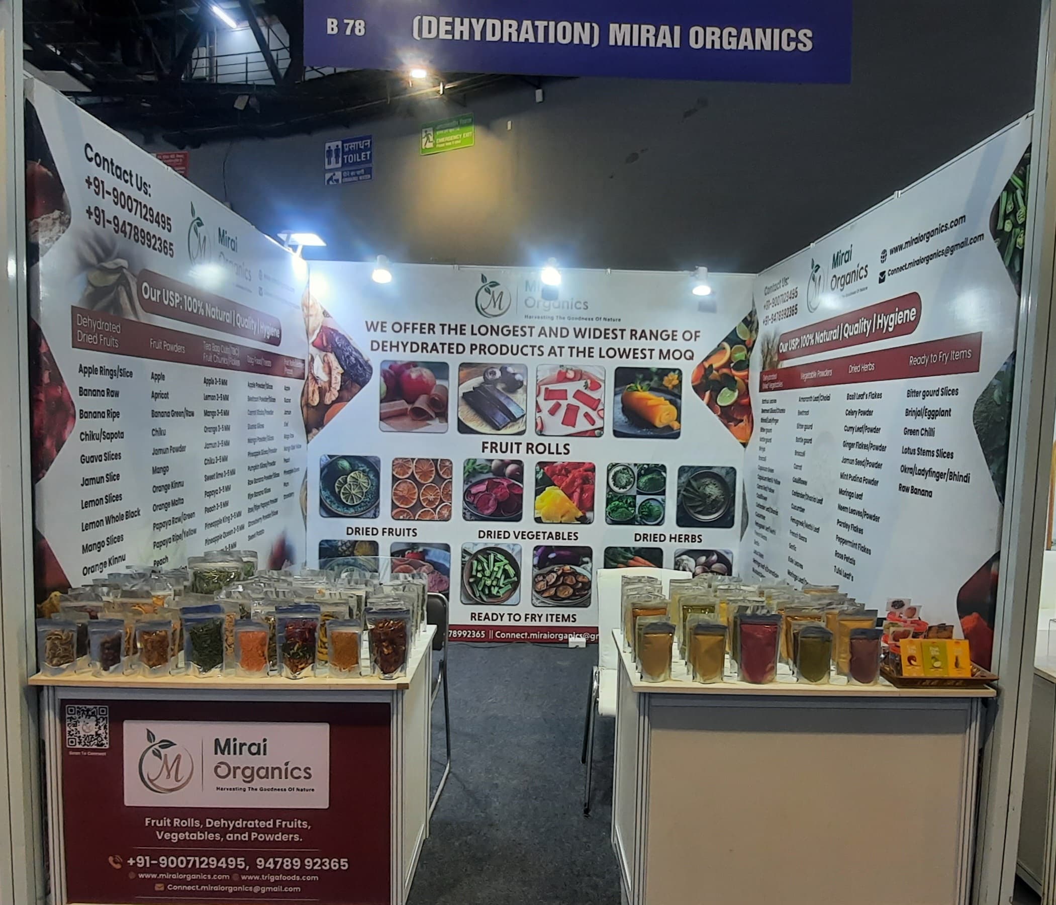 Mirai Organics at World Food India 2024