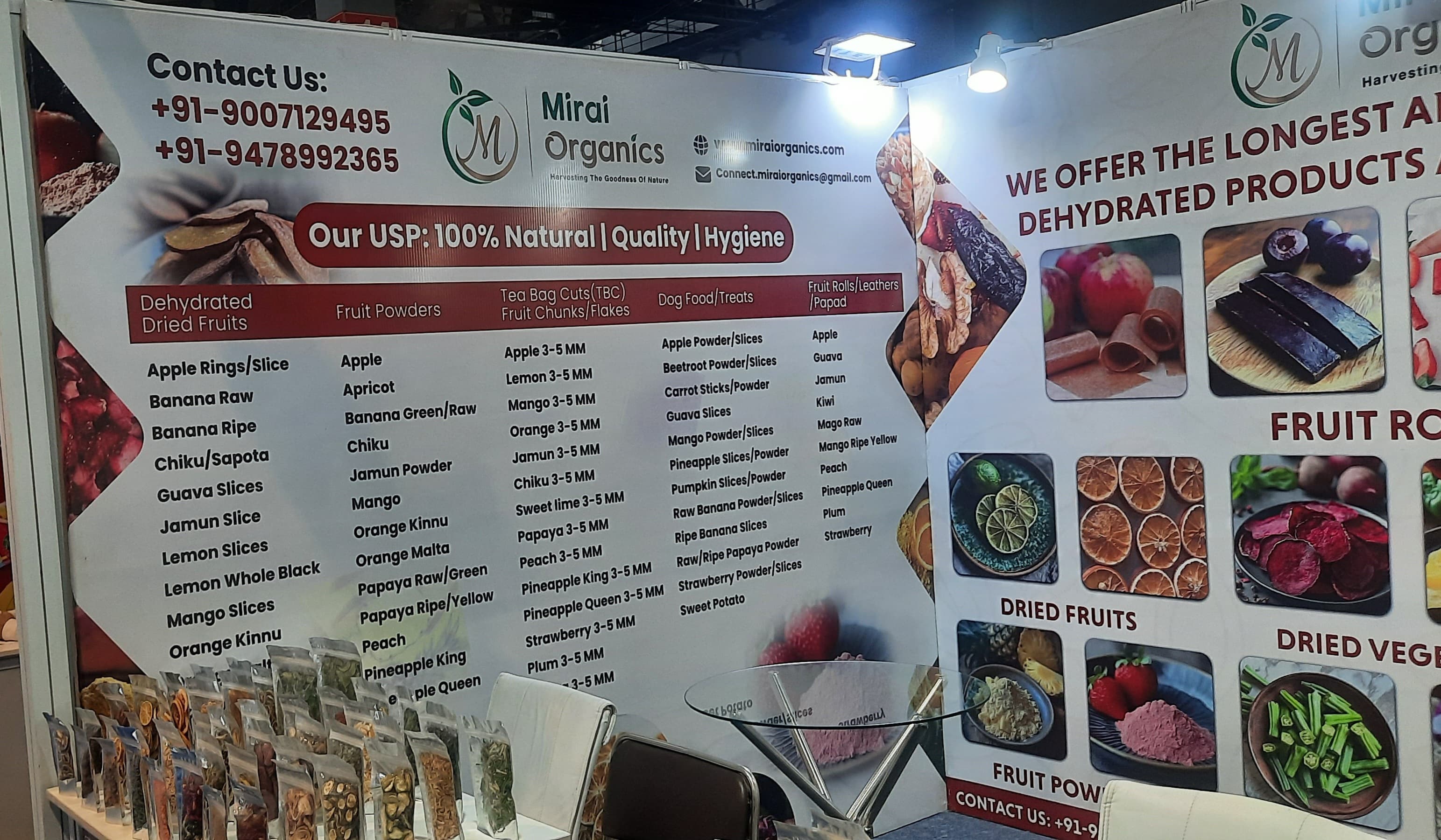 Mirai Organics at World Food India 2024