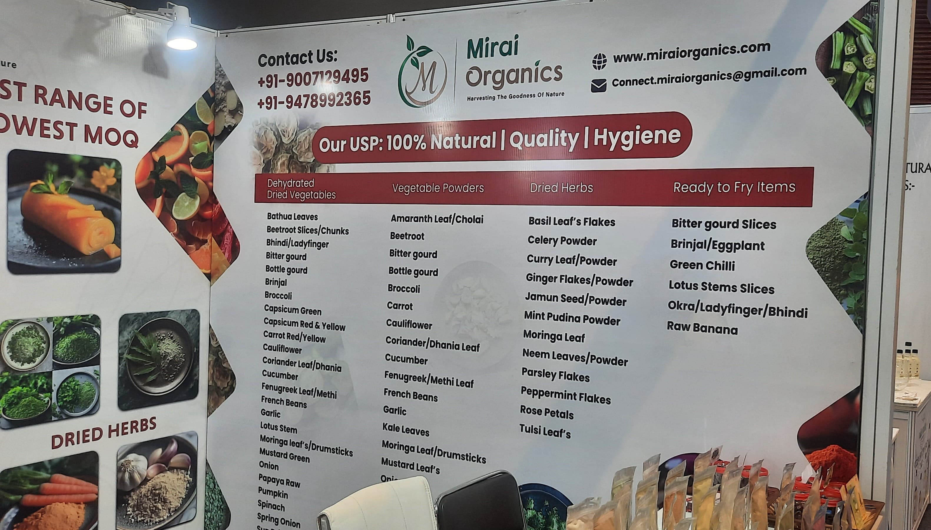 Mirai Organics at World Food India 2024