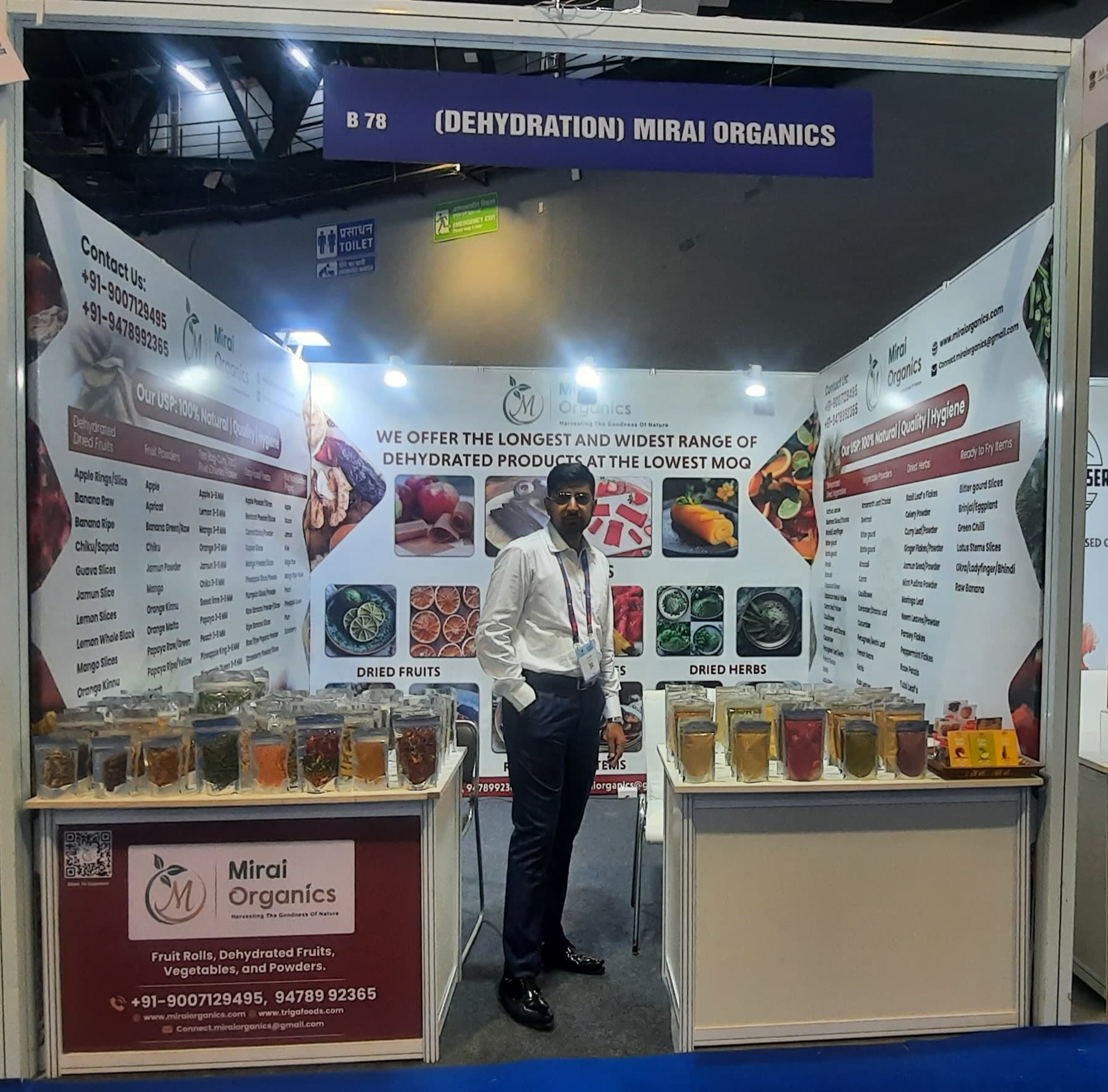 Mirai Organics at World Food India 2024