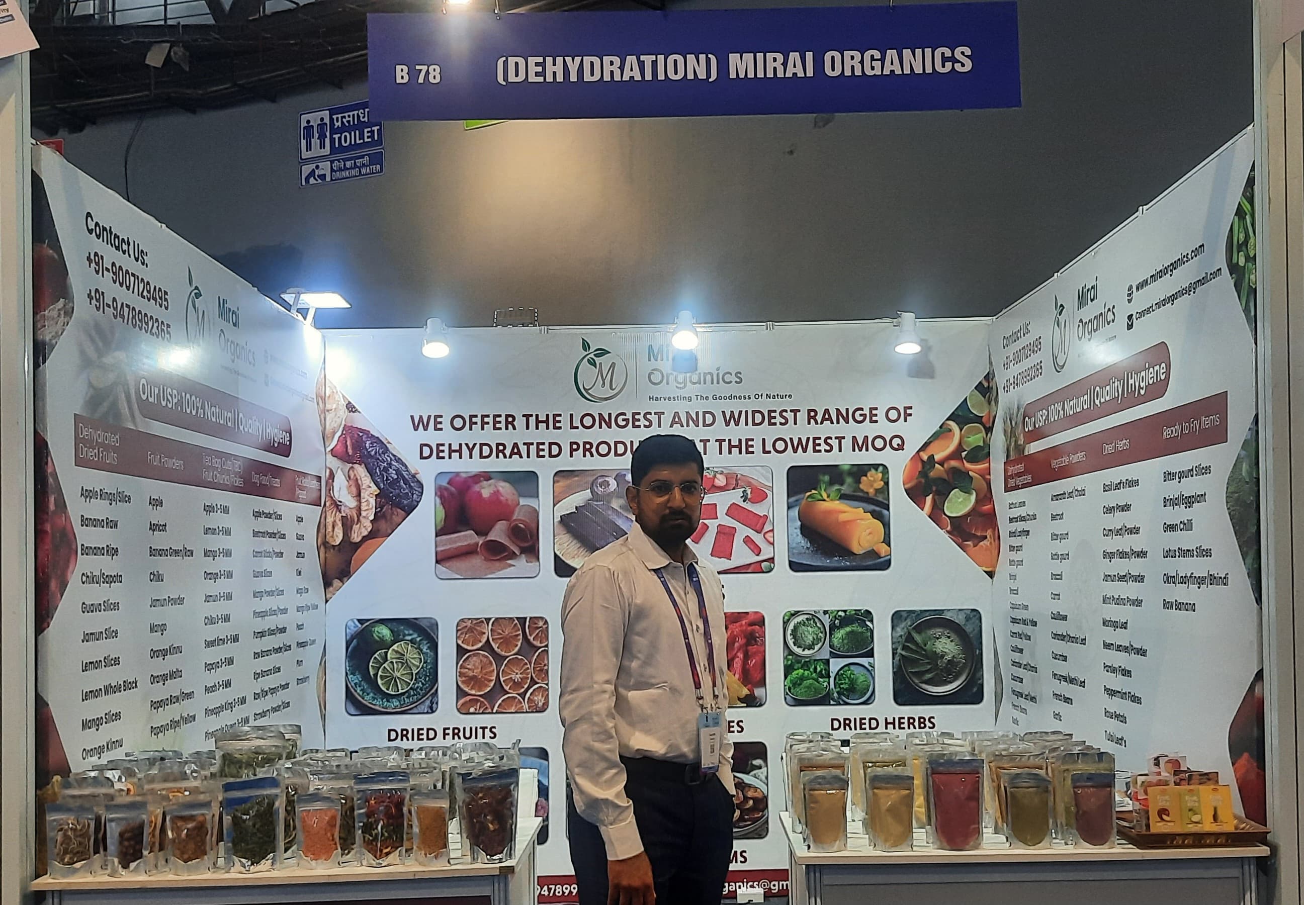 Mirai Organics at World Food India 2024