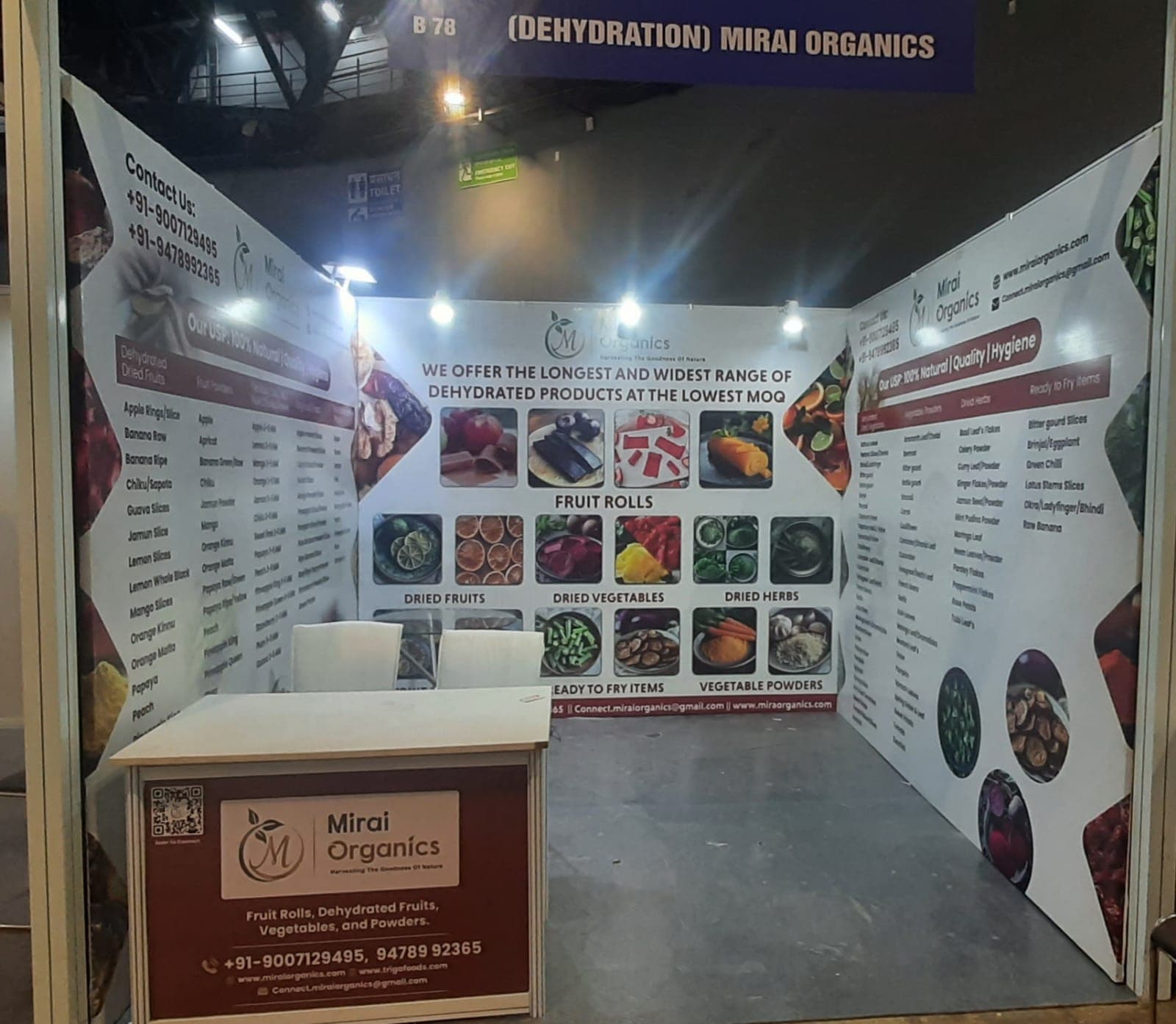 Mirai Organics at World Food India 2024