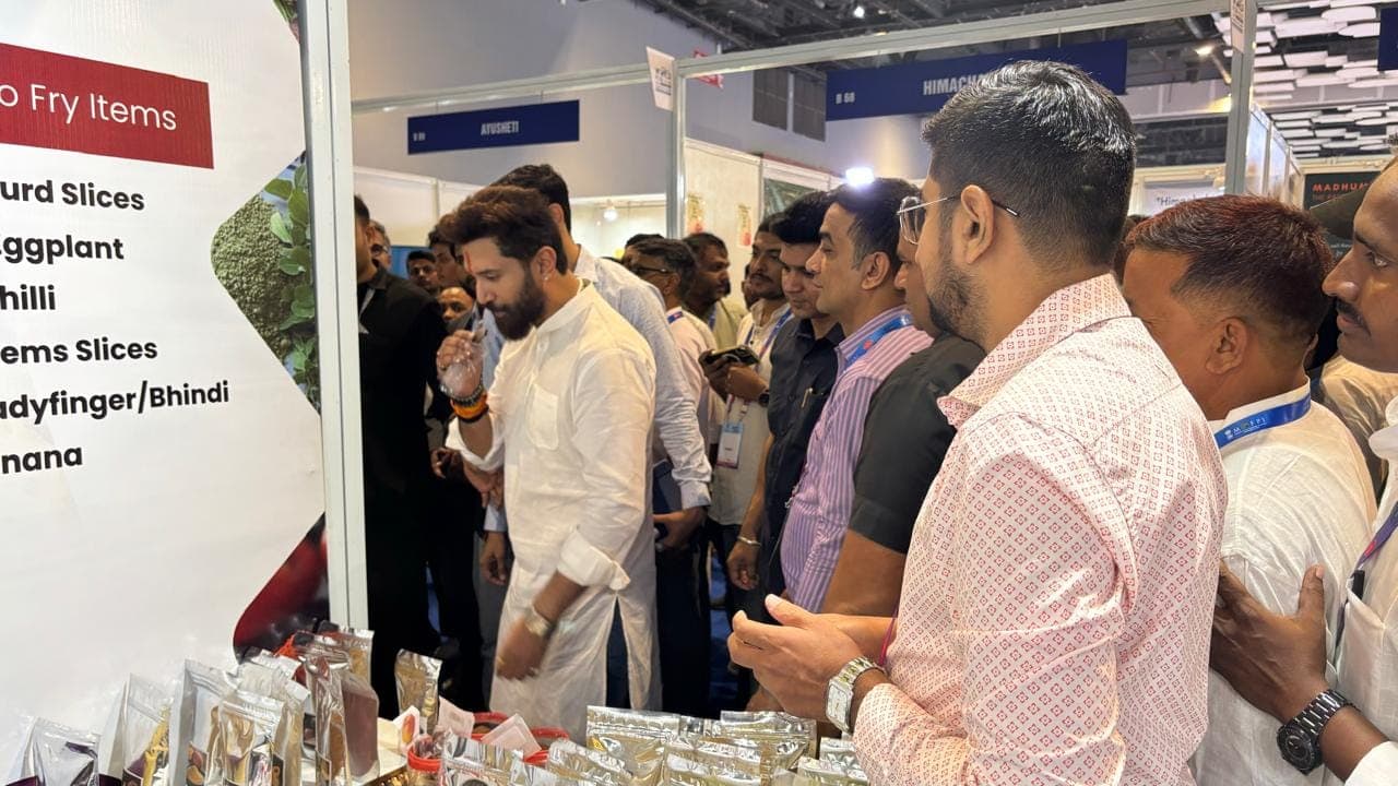 Ready-to-fry product range on display