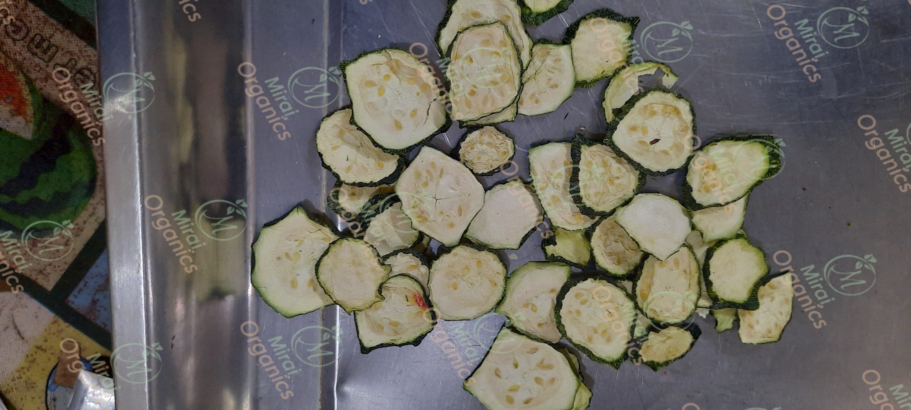 Dehydrated Zucchini Slices
