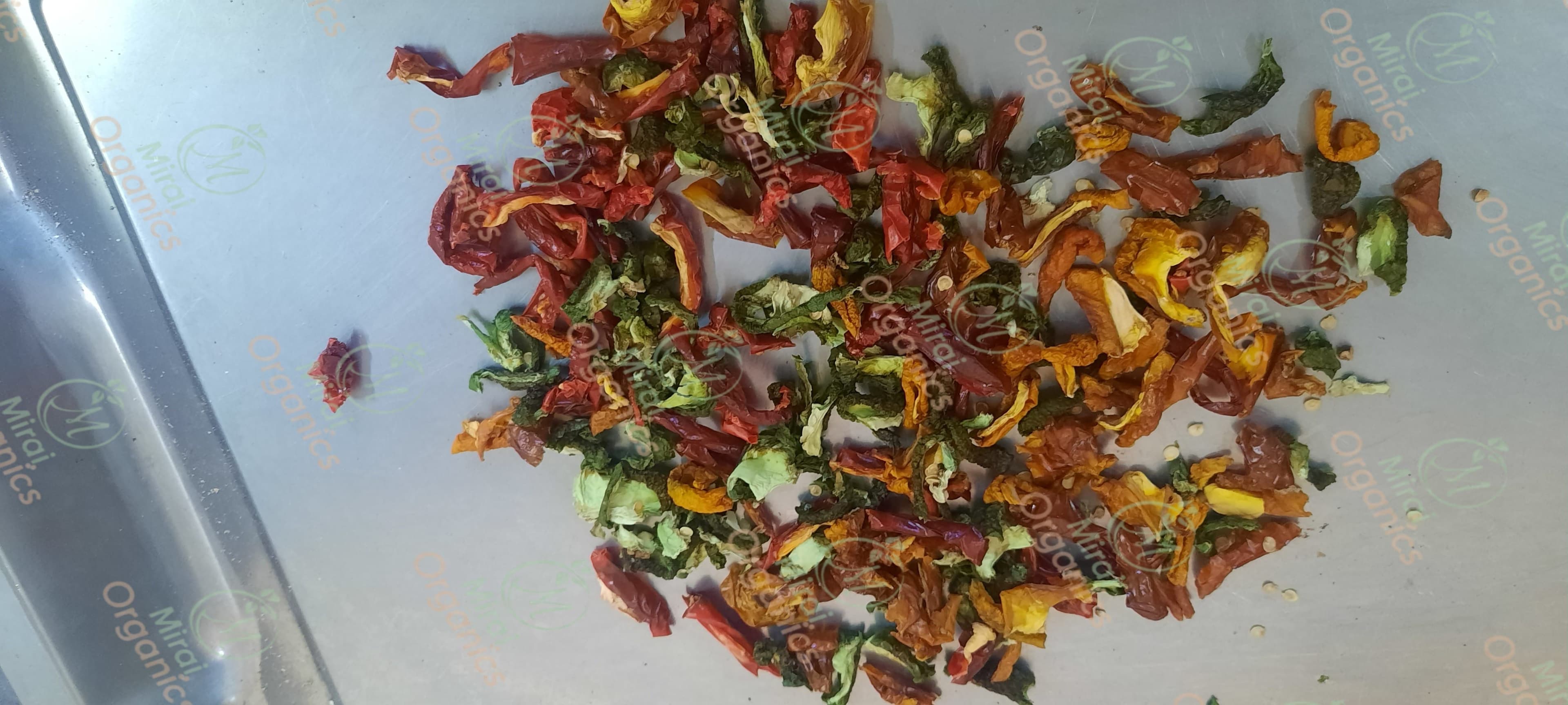 Dried Yellow & Red Capsicum Mix