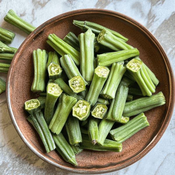 Dried Okra (Bhindi) Fry Chips