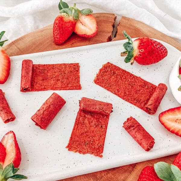 Strawberry Papad Roll